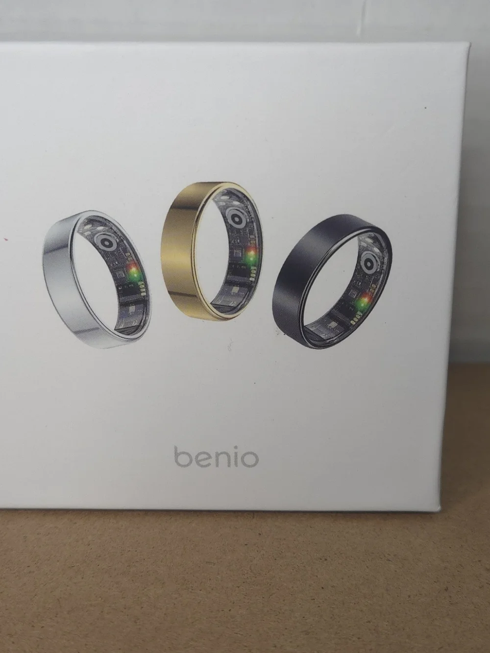 BENIO Gen 2 Smart Ring Black Size 13 Model R20 Fitness Tracker Open Box